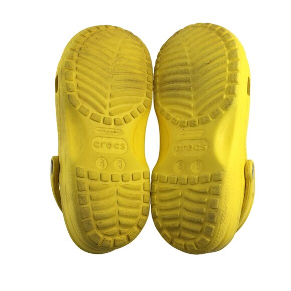 CROCS CLASSIC SHOES YELLOW CLOG SANDALS WATERPROOF OUTDOORS WOMENS 8 MENS 6 - Picture 6 of 8